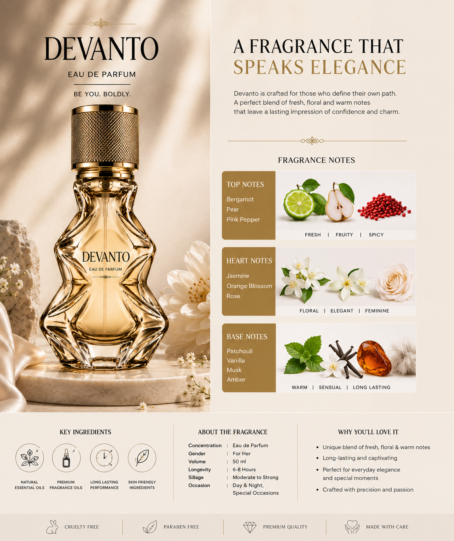 Zero Chill | De'Vanto Unisex Perfume | 30ml